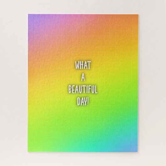 「なんて美しい日なんでしょう！」 チャレンジレインボーパズル ジグソーパズル (縦)