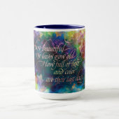 「なんて美し葉いの…」、マグ マグカップ (中央)