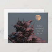 なんて金の輝き! トロールと月 CC0831 ポストカード (正面/裏面)