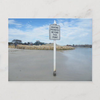 なんて馬鹿な看板だ ポストカード