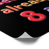 なんで6は7と一緒に昼食をスキップしたの？7は8と9だったから！ ポスター (角)