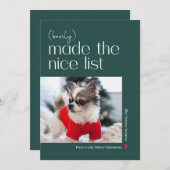 なんとか編集できたカラフルなホリデー写真カード シーズンカード (正面/裏面)