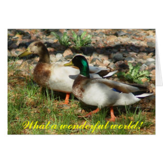 なんとすばらしい世界か!