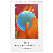 "なんとすばらしい世界… " カレンダー (カバー)