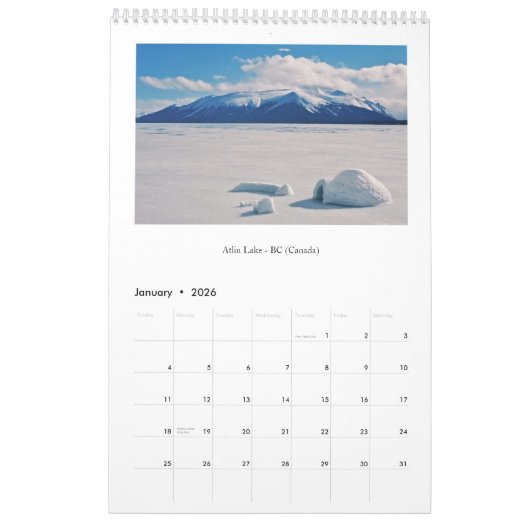 "なんとすばらしい世界… " カレンダー (1月 2026)