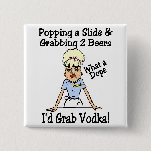 なんとドープ塗料か 缶バッジ (正面)