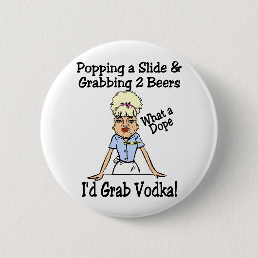 なんとドープ塗料か 缶バッジ (正面)