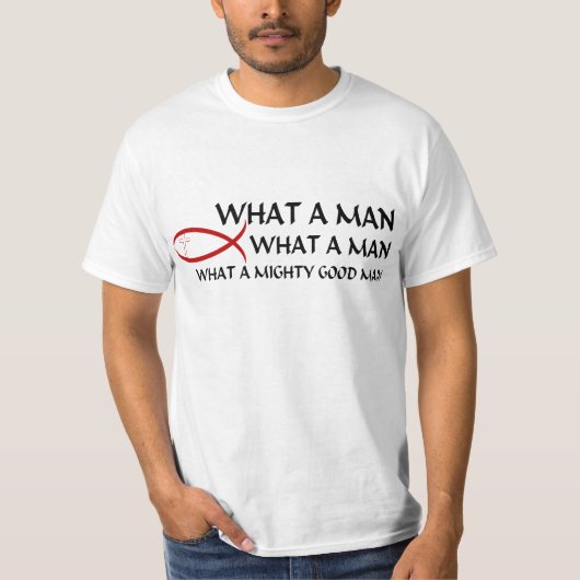 なんと人なんと強大でよい人か Tシャツ (正面)