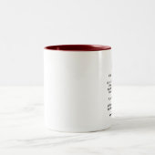 なんと友人私達にイエス・キリストであるか ツートーンマグカップ (中央)