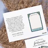 なんと幸運なタロットベイビーシャワーのお礼 ポストカード