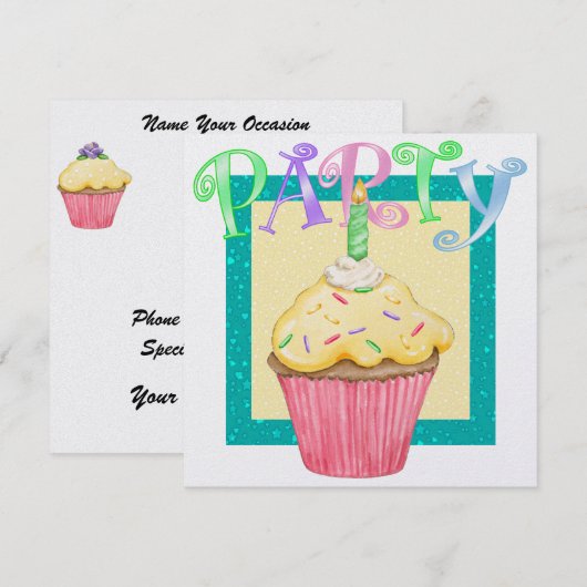 なんと招き入れ！- SRF 招待状 (正面/裏面)