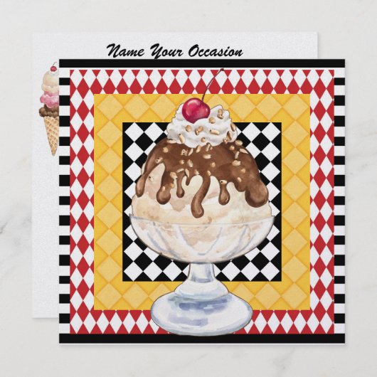 なんと招き入れ！- SRF 招待状 (正面/裏面)