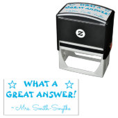 「なんと素晴らしいう答え!」 グレーディング用ゴム印 セルフインキングスタンプ (インサイチュ)