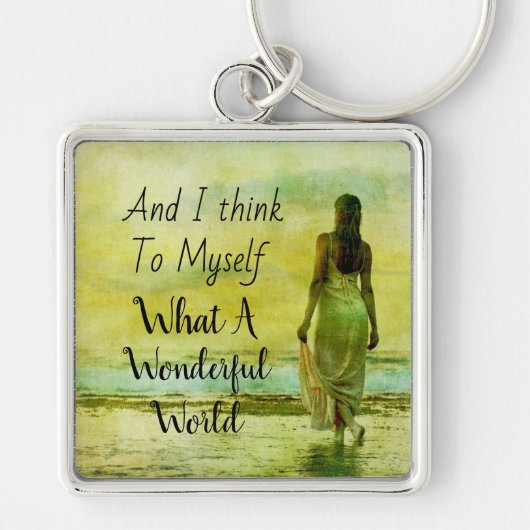 なんと素晴らしい世界のキーチェーン キーホルダー (正面)