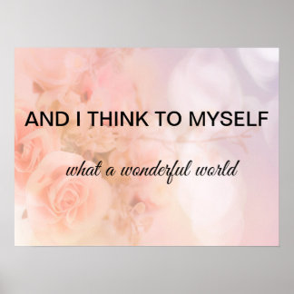 なんと素晴らしい世界のポスター ポスター