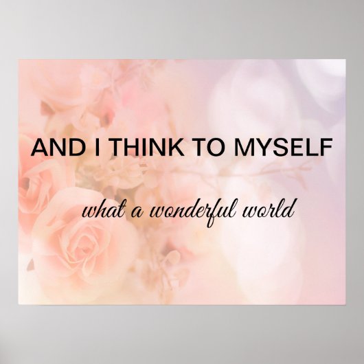 なんと素晴らしい世界のポスター ポスター (正面)