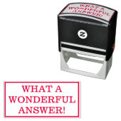「なんと素晴らしい答えだろう！」 グレーディング用ゴム印 セルフインキングスタンプ (インサイチュ)