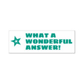 「なんと素晴らしい答えだろう!」 マーキングゴム印 セルフインキングスタンプ (デザイン)