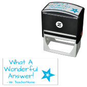 「なんと素晴らしい答えだろう！」 教育者のゴム印 セルフインキングスタンプ (インサイチュ)