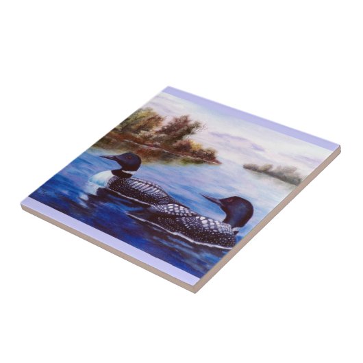 なんと組の水潜り鳥のタイルか タイル (側面)