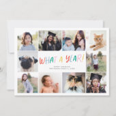 なんと1年だ!おもしろいモダンフェスティバル10写真新年 シーズンカード (正面)