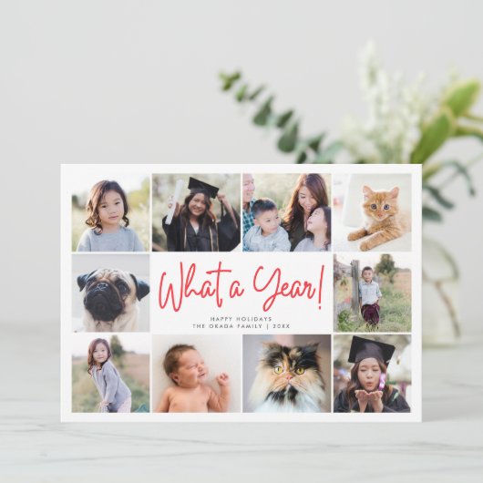 なんと1年だ!おもしろいモダンフェスティバル10枚新年 シーズンカード (スタンド正面)