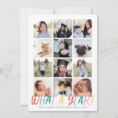 なんと1年だ!おもしろいモダンフェスティバル12枚お正月 シーズンカード (正面)