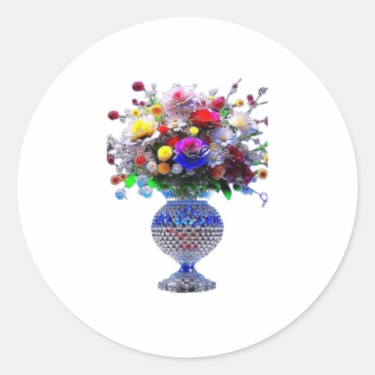 な花のデザインは、通常様々な花を特色とする。 ラウンドシール (正面)