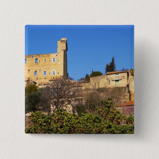 〜にある教皇の夏の城跡 缶バッジ (正面)