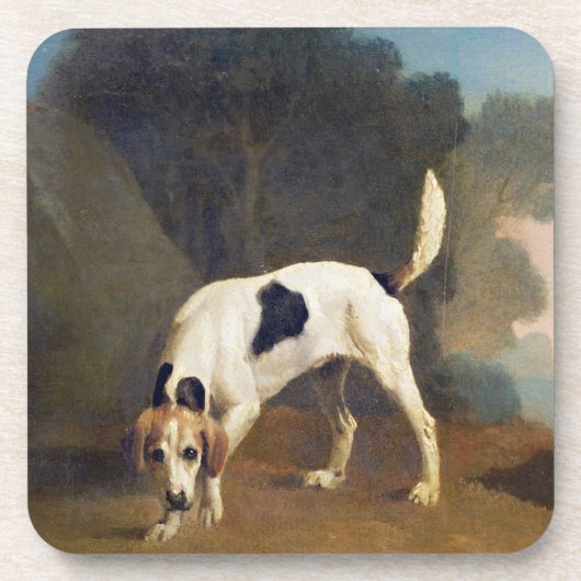 においのジョージStubbs |のFoxhound、c.1760 (油 コースター (正面)