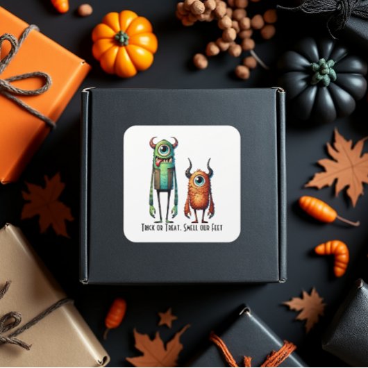 におい我々の足モンスターバディカスタムズ スクエアシール