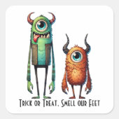 におい我々の足モンスターバディカスタムズ スクエアシール (正面)