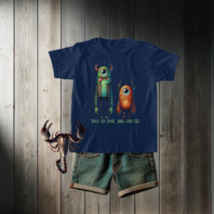 におい私たちの足モンスターバディTシャツ Tシャツ