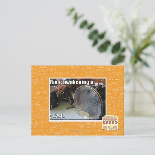 ～における無作法な目覚め ポストカード (スタンド正面)