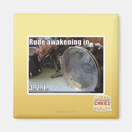 ～における無作法な目覚め マグネット (正面)