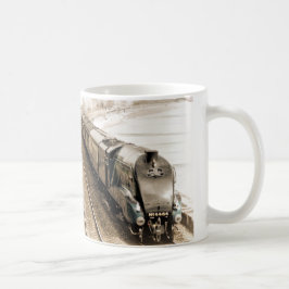 にがりの蒸気の列車のマグ コーヒーマグカップ