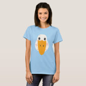 にきびのあるガチョウの女性用Tシャツ Tシャツ (正面フル)