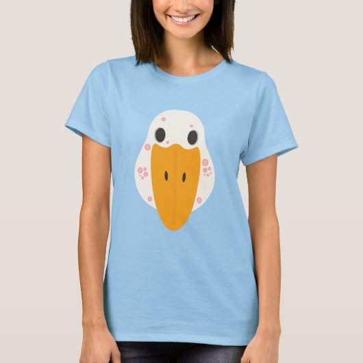 にきびのあるガチョウの女性用Tシャツ Tシャツ (正面)