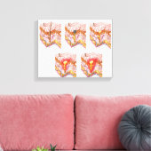 にきびの違う種類 キャンバスプリント (インサイチュ (リビング))