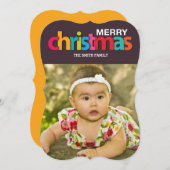 にぎやかなクリスマス シーズンカード (正面/裏面)