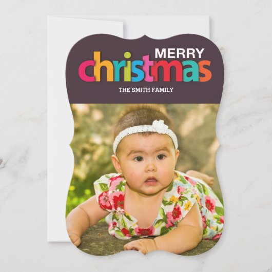 にぎやかなクリスマス シーズンカード (正面)