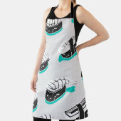 にぎり寿司の継ぎ目のない柄 エプロン (インサイチュ)