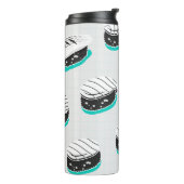 にぎり寿司の継ぎ目のない柄 タンブラー (回転左)