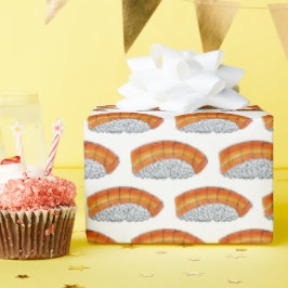 にぎり鮭のすし食日本のべ日本 ラッピングペーパー