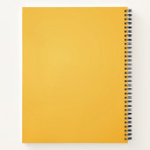 にこやかな目で口笛顔 ノートブック (裏面)