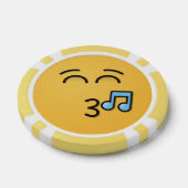 にこやかな目で口笛顔 ポーカーチップ (シングル)