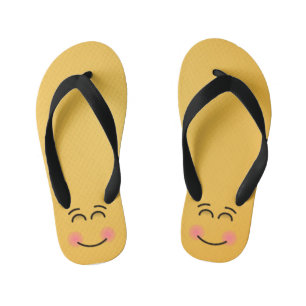 にこやかな顔 キッズビーチサンダル