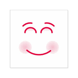 にこやかな顔 セルフインキングスタンプ