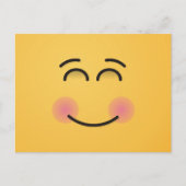 にこやかな顔 ポストカード (正面)