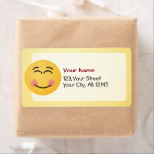 にこやかな顔 ラベル (インサイチュ)